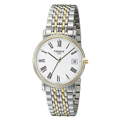 再降！天梭Tissot男式T52248113 双色调手表