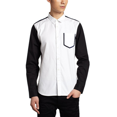 拼接设计！5CM男式休闲上衣5CXSTFM1049