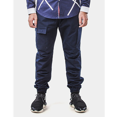 秋冬新品！HE75 Denim多口袋抽绳束口休闲裤