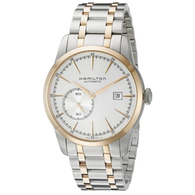 典雅淡金！Hamilton H40525151 美国经典自动机械男表