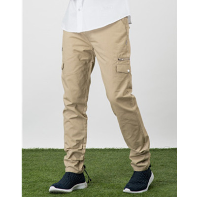 百搭单品！Preppy Elite纯色多口袋设计休闲裤