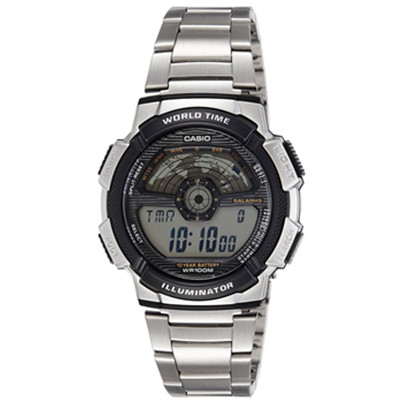 白菜价！Casio卡西欧无重力飞行电子男表AE-1100WD-1AVDF