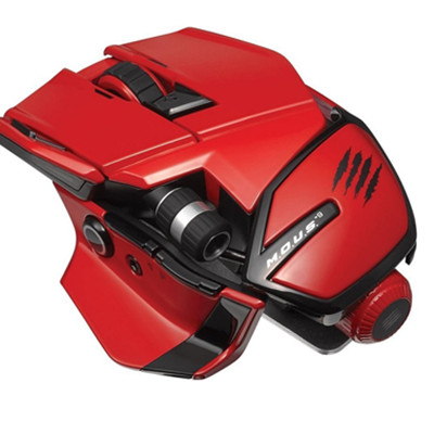 游戏必备！Mad Catz赛钛客M.O.U.S.9宝石红鼠标