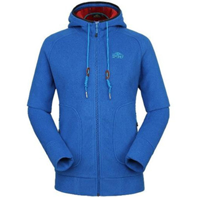 近期好价！远行客 秋冬季 男款长袖连帽加厚保暖透气抓绒衣外套 T10703