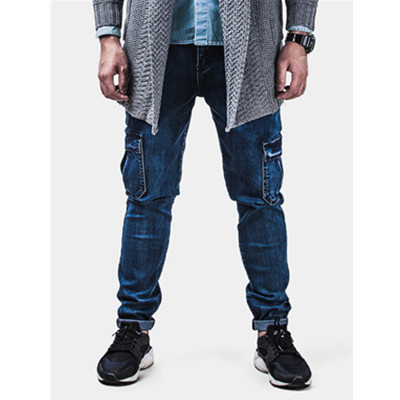 百搭单品！HE75 Denim侧面口袋牛仔裤