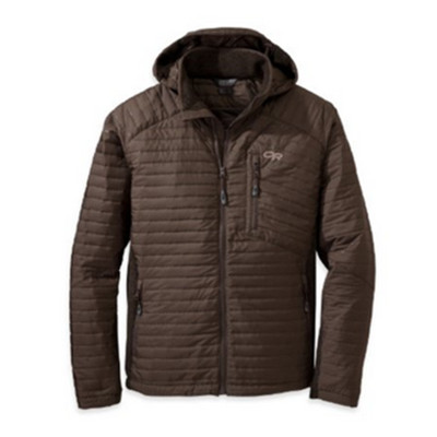 透气保暖！Outdoor Research 男士 复合式带帽夹克 57747