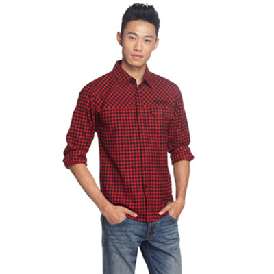 休闲百搭！airwalk握步男式长袖衬衫33213A005