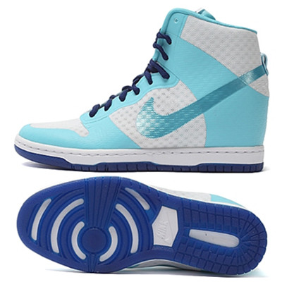 清新时尚！耐克女子DUNK SKY HI 2.0 BR复刻鞋725069-104
