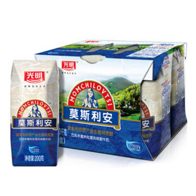 促销好价！光明莫斯利安钻石装酸奶200g*6盒/组（简装）