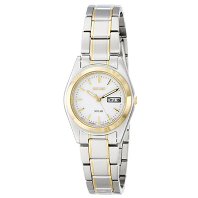 尊贵典雅！Seiko SUT108 精工女士光动能石英手表