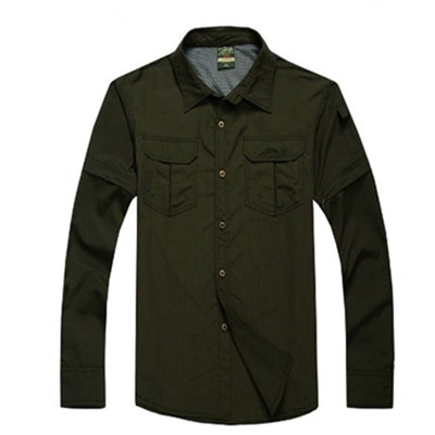 直降！LAYNOS雷诺斯男式运动速干长袖衬衫131D060A