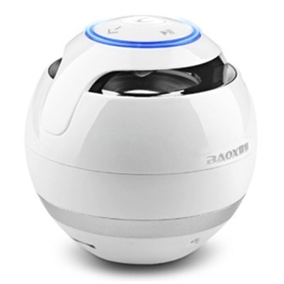 小巧实用！暴享（BAOX）BX662圆形蓝牙小音箱