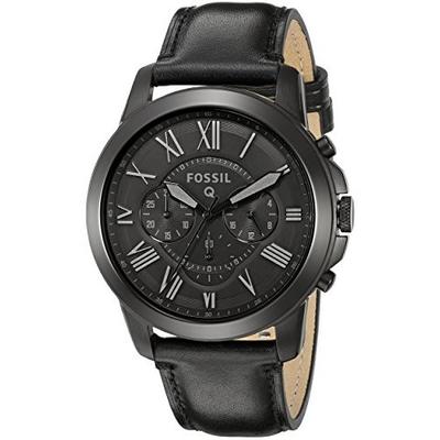 全黑！化石Fossil FTW10011 Q Grant 智能手表