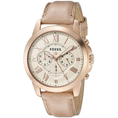 玫瑰金！化石Fossil FTW10021 Q Grant 智能手表