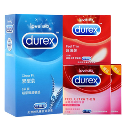 超紧贴设计！Durex杜蕾斯避孕套超值套装