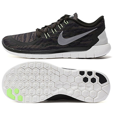 全网好价！耐克新款男子FREE 5.0 PRINT跑步鞋749592-301