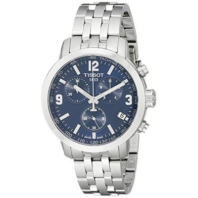 运动蓝盘！天梭Tissot T0554171104700 不锈钢石英男表