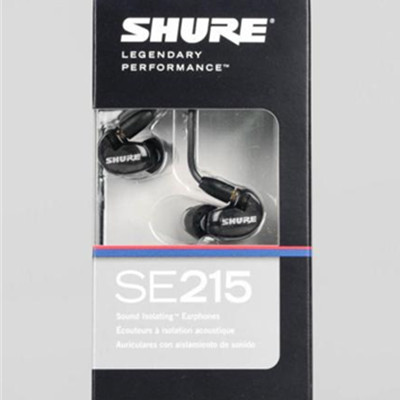 全网好价！Shure 舒尔 SE215 入耳式耳机 黑色
