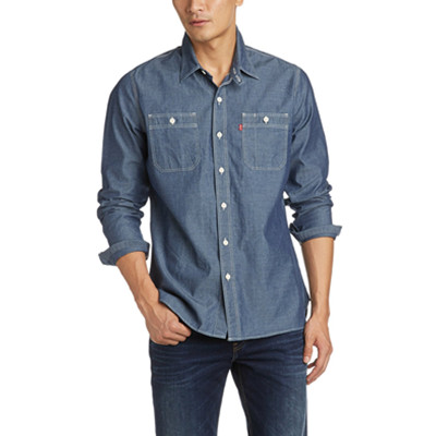 近期好价！Levi's李维斯男式长袖衬衫65822-0091