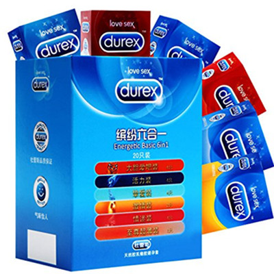 多种花样！Durex杜蕾斯避孕套缤纷六合一20只装