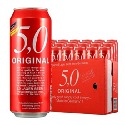 好价！德国奥丁格ORIGINAL窖藏啤酒500ml*24听