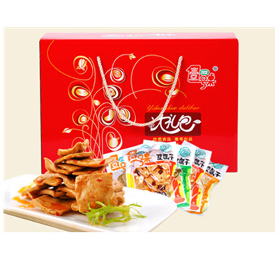 好吃不贵！壹号桌多口味豆腐干大礼包1000g