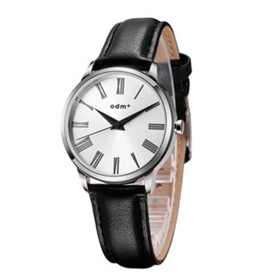 两件再低！ODM 欧迪姆 男士女士鞋手表 皮带复古时尚简约石英表