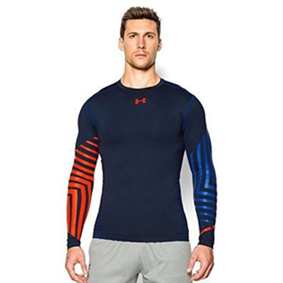 帅呆！安德玛UA ColdGear Armour Graphic强力伸缩型运动衣