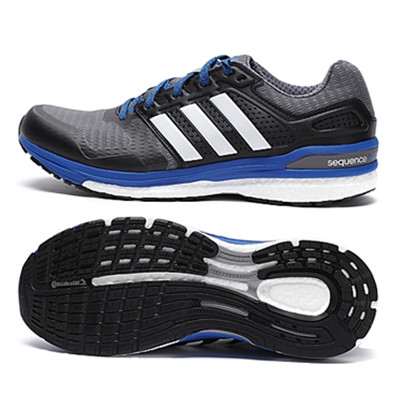 缓震舒适！阿迪达斯新款男子BOOST系列跑步鞋S77848