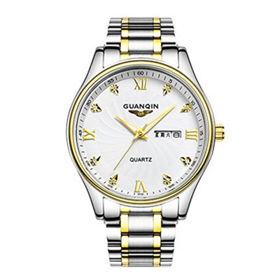 支持国产！冠琴 石英男士手表 随时定位今时今日 GQ80007-6A