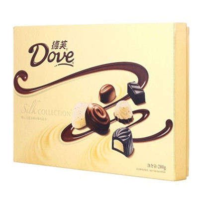 近期好价！德芙Dove精心之选 多种口味巧克力280g+桶装334g