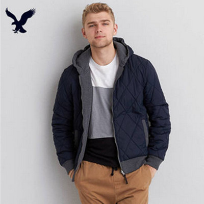 年货节！AEO美鹰傲飞男士时尚双面连帽外套0195_9350