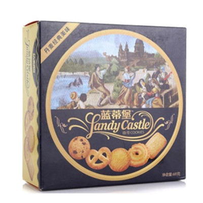 白菜价！达利园 蓝蒂堡 曲奇饼干 681g/盒