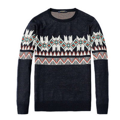 年货节预售！Simwood 修身套头毛衣 欧美男士针织衫