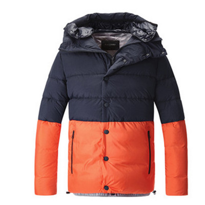 年货节预售！太平鸟男装 拼接撞色羽绒服短款 B2AC44403