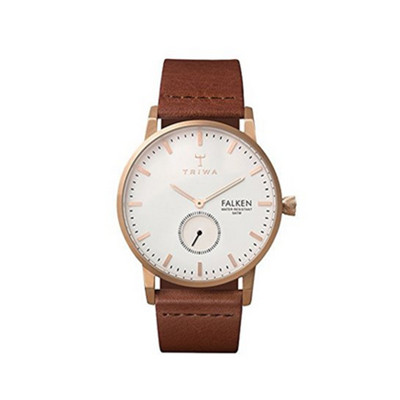 近期好价！TRIWA 瑞典品牌石英男女适用手表 FAST101-BrownC