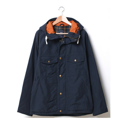 年货节预售！Gap男装|实用百搭五袋连帽工装夹克718147