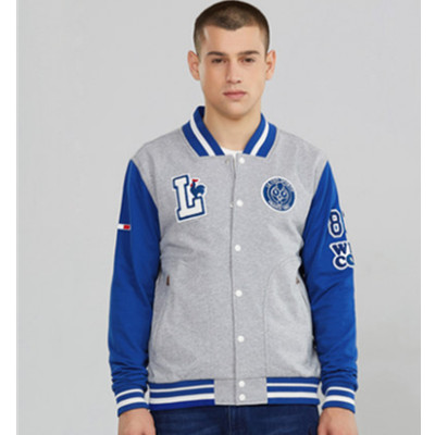 新低！乐卡克法国公鸡男立领纽扣开衫CY-5641143