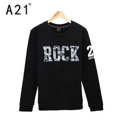 年货节好价！A21 男士印花套头卫衣男 圆领长袖运动外套棒球服