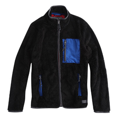 年货节好价！AEO美鹰傲飞男士时尚撞色拉链外套0195_9314