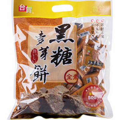 年货提前囤！台湾麦芽糖夹心黑糖饼干