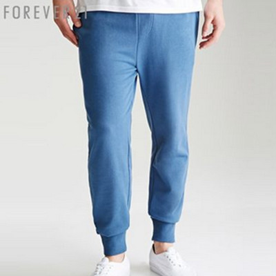 年货节好价！FOREVER21 男士毛圈绒卫裤运动长裤