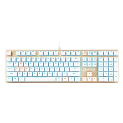 团购！达尔优 机械师合金版 108键背光机械键盘 青轴