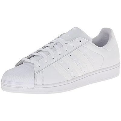 纯白！阿迪达斯adidas Superstar 男士休闲篮球鞋