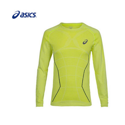 历史新低！ 亚瑟士 男式跑步运动田径无缝拼接长袖衫 128269