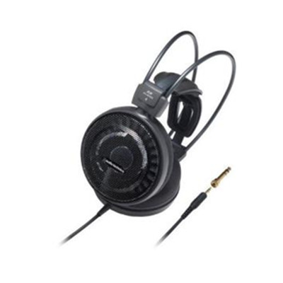 海外购！铁三角（audio-technica） 黑色 开放式 动圈耳机