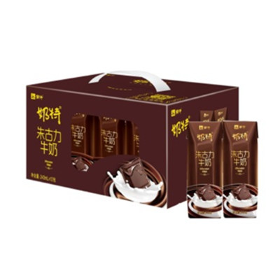 客户端好价！蒙牛 奶特 朱古力牛奶 243ml*12 礼盒装