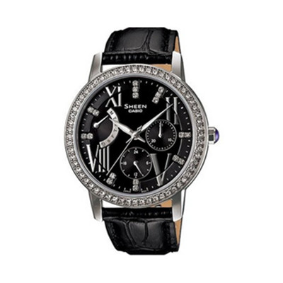 仅剩一件！卡西欧 指针系列石英女士手表 SHE-3025L-1A