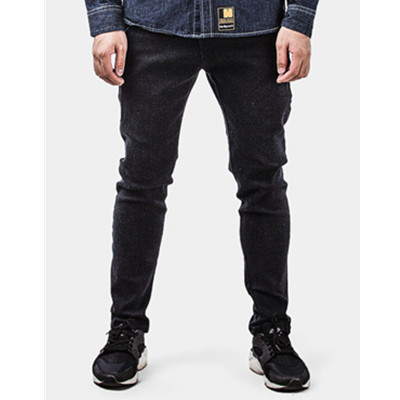 经典款！HE75 Denim纯色拉链休闲裤