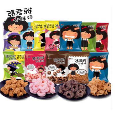好价！台湾进口张君雅小妹妹12包组合零食大礼包